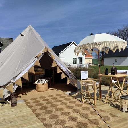 Luxury Tent With Restroom And Shower, Close To The Beach Ystad Exterior photo