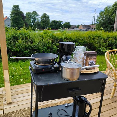 Luxury Tent With Restroom And Shower, Close To The Beach Ystad Exterior photo
